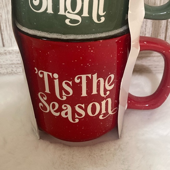 Target BP Christmas 2023 Tis the Season Stackable Mugs - Picture 3 of 6
